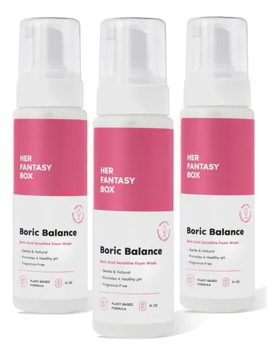 Limpiador Íntimo Borico 3x6oz Her Fantasy Box