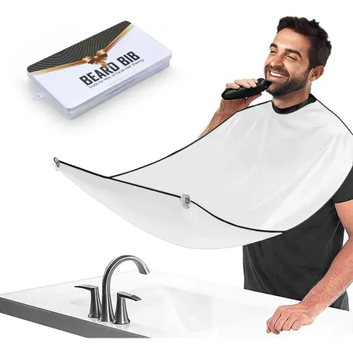 Delantal Recolector De Barba Para Recortar En Lavabo