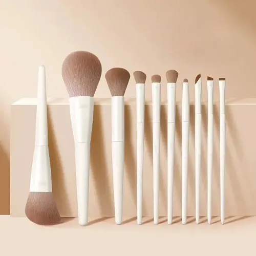 Set De 7 Brochas De Maquillaje En Polvo, Rubor Y Sombra De O