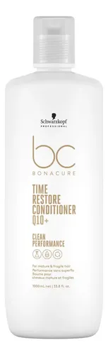 Acondicionador Time Restore Q10 Pelo Fragil Schwarzkopf 1l