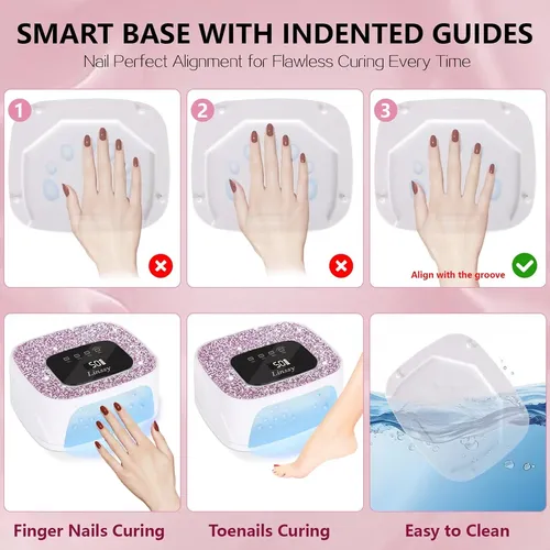 Lámpara Uv Led Recargable Portátil Para Uñas Gel