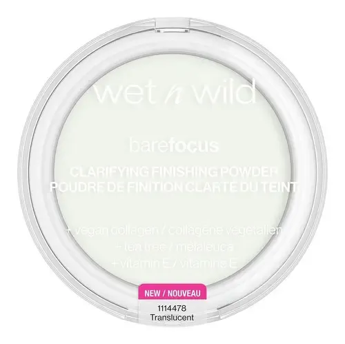Wet n Wiild Polvo Fijador de Maquillaje Compacto Bare Focus Clarifying Translucido