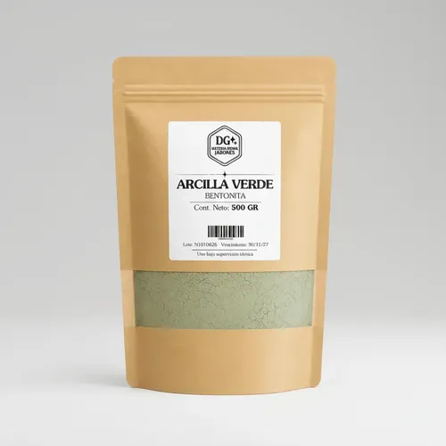 Arcilla Verde Bentonita Marca Dg X 500 Gr