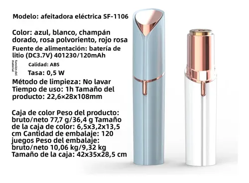 Depiladora Para Mujer Electrica,afeitadora Portátil Azul