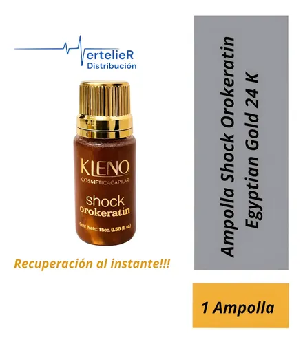 Ampolla Shock Orokeratin Tratamiento Intensivo Kleno 15cc