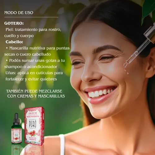 Aceite Facial y corporal De Rosa Mosqueta Orgánico 30ml Boti-k Puro