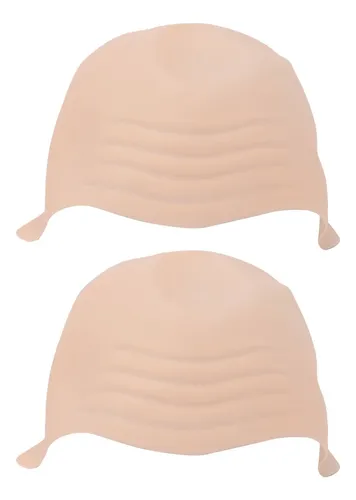 Gorro De Maquillaje De Látex Calvo, Peluca De 2 Piezas Para