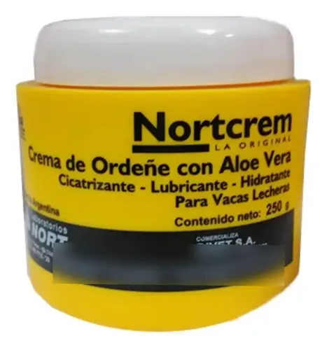 Crema De Ordeñe Nortcrem Cicatrizante Hidratante X 250g