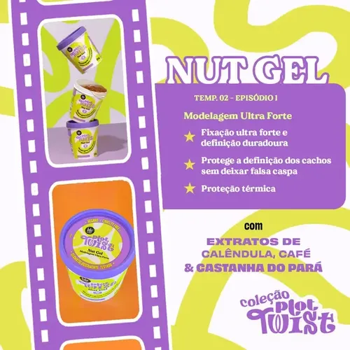 Gel Modelador Plot Twist Nut Gel Lola Cosmetics 230g