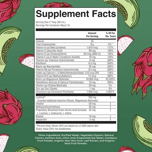 Multivitamínico Líquido Para El Crecimiento Del Cabello Mary