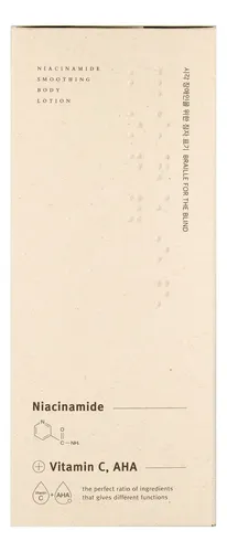 Mizon K-beauty Niacinamide Smoothing Body Lotion X300g
