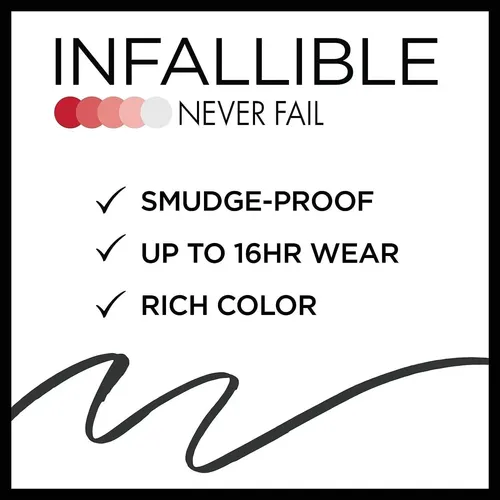 Lápiz De Ojos Mecánico L’oreal Infallible Negro 0.227 G