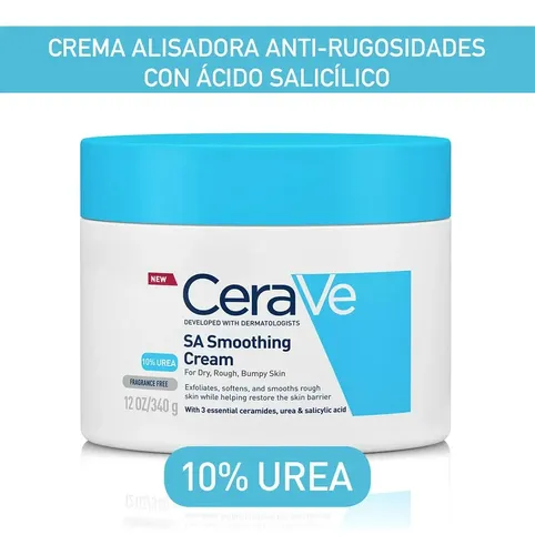 Crema Cerave Alisadora Anti-rugosidades 340ml Pote