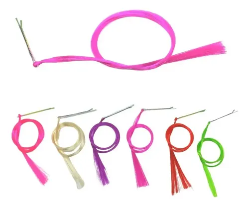 Pelo De Colores X 25 Mechones Mechas Clips Cotillon Souvenir