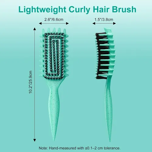 Cepillo Para Cabello Rizado, Cepillo Para Definir Rizos Con