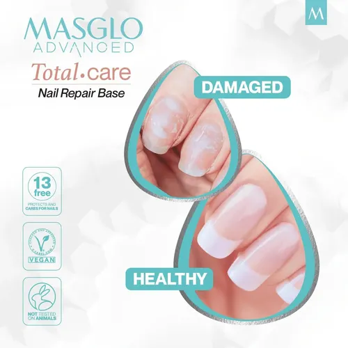 Base Masglo Clinical Total Care Base Recuperadora De Uñas Color Total Care Rosado