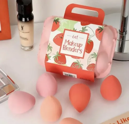 Set X2- 12 Esponjas Maquillaje Blender Para Base Y Corrector