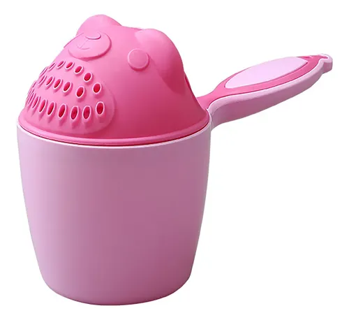 Gorros De Baño Con Dibujos Para Bebé, Taza Y Champú 2 Piezas