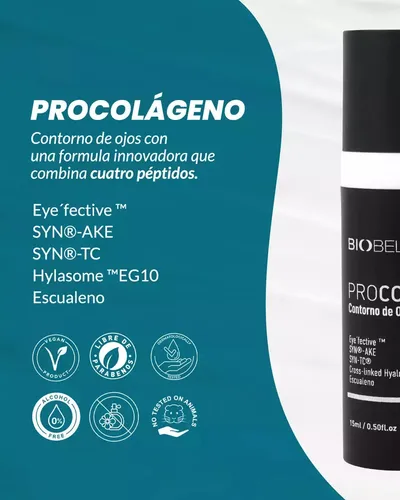 Serum Contorno De Ojos Pro Colageno Vegano 15ml Biobellus