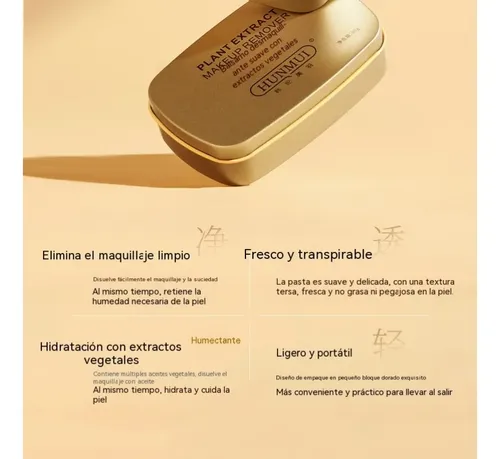 Bálsamo Limpiador Vegetal 3 En 1 Removedor De Maquillaje 85g