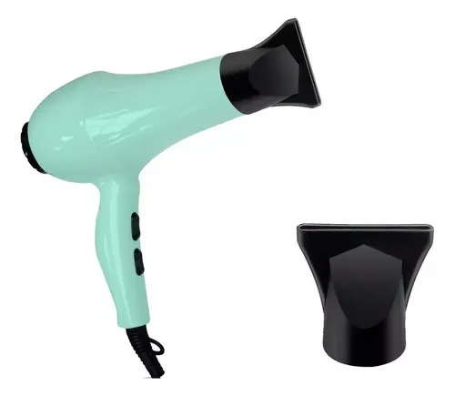Secador De Pelo 2 Velocidades 2200w 4 Colores Color Verde