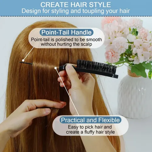 Cepillo De Cabello Ergonómico Cerdas Suaves Antiestáticas