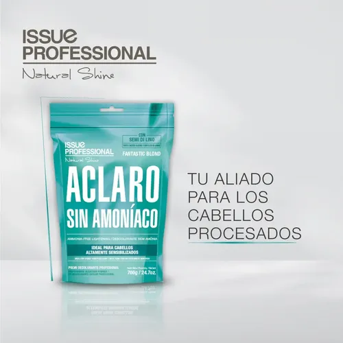 Decolorante Issue Sin Amoniaco Con Semi Di Lino 700g