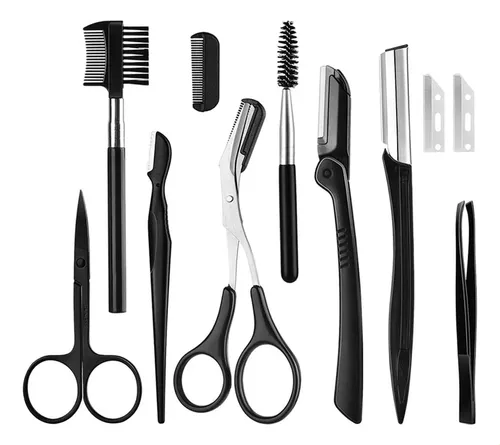 2 Kit De Cejas, 11 En 1 Pro Kit De Cuidado De Cejas Con