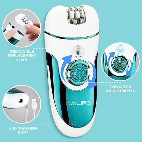 Depiladora Electrica Mujer 4 En 1 Zonas Intimas Recargable