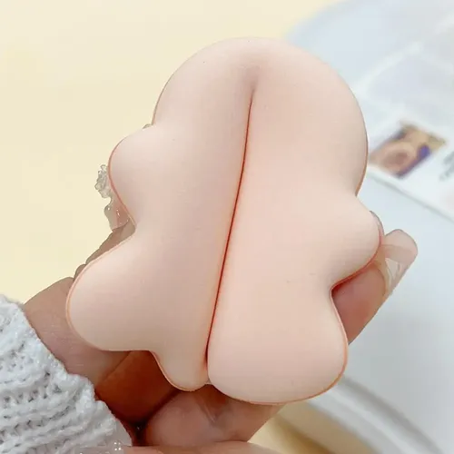 Juego De 6 Borlas De Maquillaje Con Forma De Fantasma.