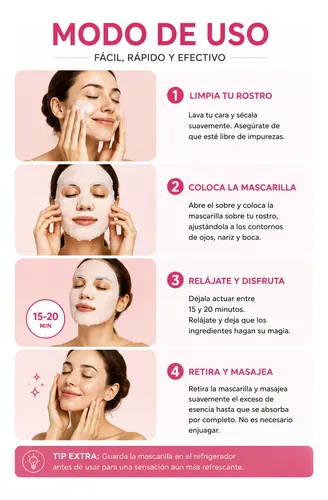 Pack X3 Mascarillas Faciales Bio Colageno Reafirmante