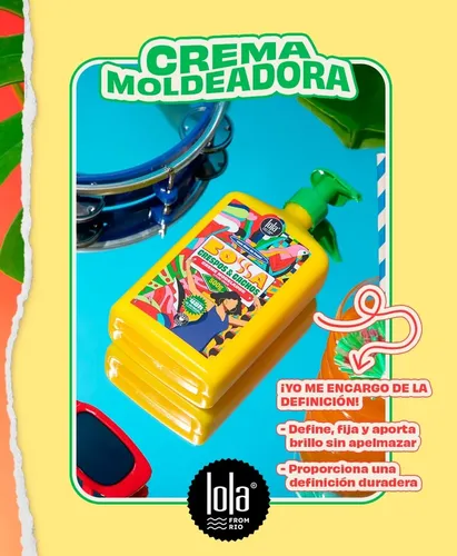 Kit Crema Y Gelatina Bossa Crespos Y Cachos Lola Cosmetics