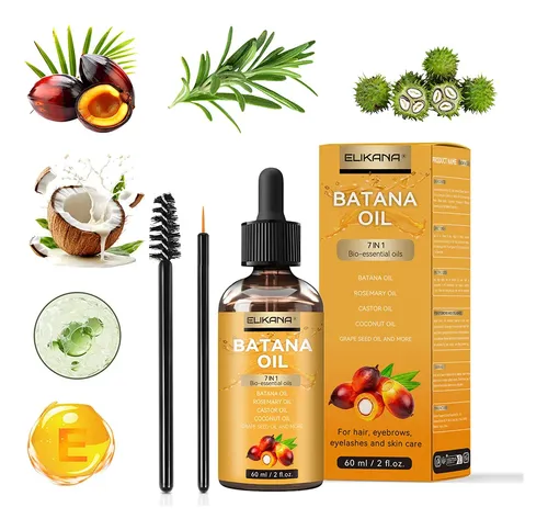 Aceite Batana Elikana 7 En 1 Para Cabello Y Piel 60 Ml