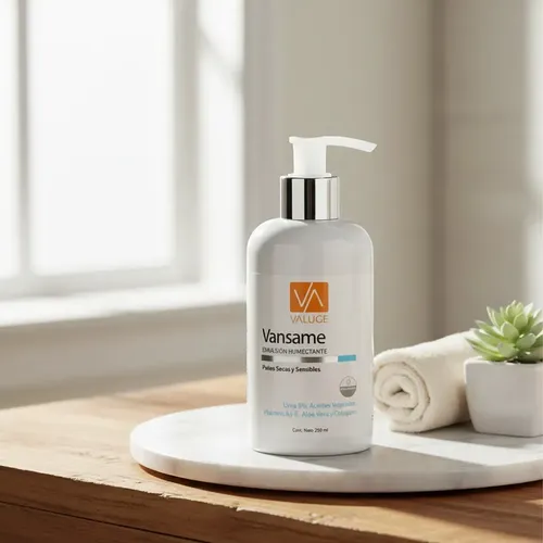 Vansame Emulsion Urea 5% Vitamina A Y E Humectante 250ml Fragancia Neutro
