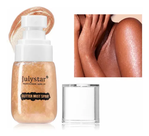 Spray Con Purpurina Para Maquillaje Brillante Para Rostro Y