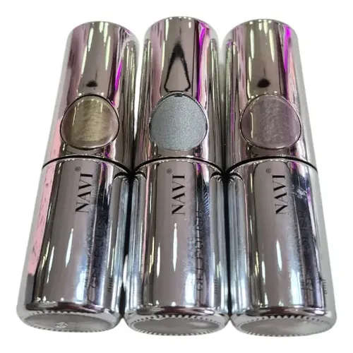 Navi Esmalte 8ml Metalizado Gel Polish Color Plateado