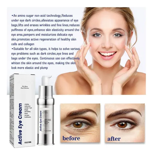 2 Unidades Crema Para Ojos Dos Minutos Para Quitar Bolsas