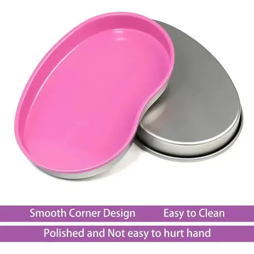 Bandeja Metálica Riñón Para Manicura Y Esmalte
