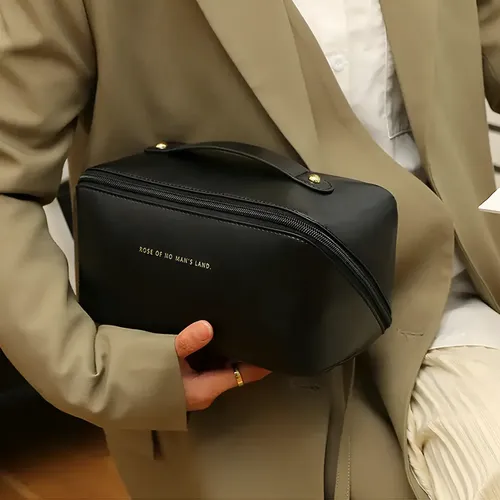 Neceser Porta Cosmético Cuero Pu Para Maquillaje Ideal Viaje