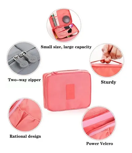 Neceser Porta Cosmeticos Bolso Organizador Baño Maquillaje