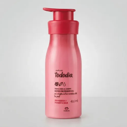 Crema Tododía Corporal Frambuesa Y Pimienta Roja 400 Ml