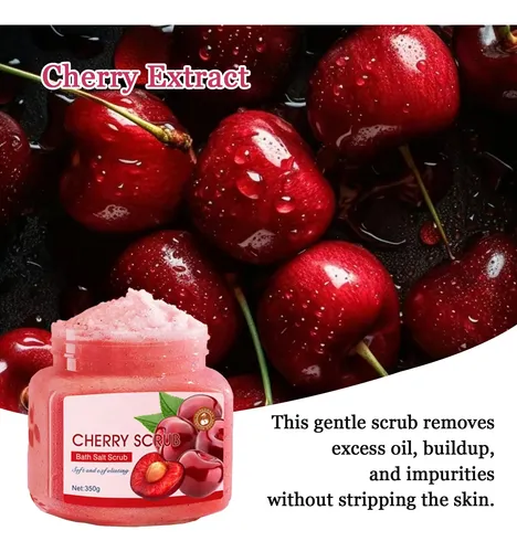 Exfoliante Corporal Xmxuemei Cherry Hidratante 350g