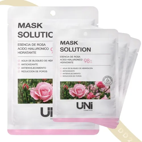4 Mascarillas Faciales Hidratantes Exfoliante Antiedad Mask