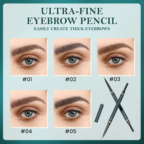 Lápices Para Cejas Wantuoluo 3 Pzs Punta Fina Waterproof