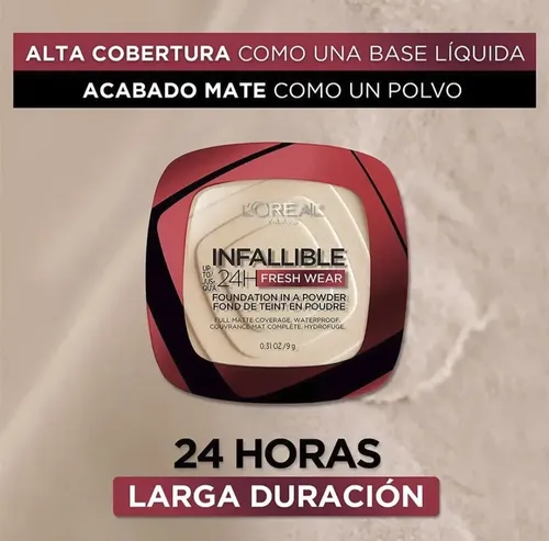 Base En Polvo L’oréal Infallible 24h Fresh Wear Tono 040