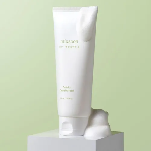 Mixsoon Espuma Limpiadora e Hidratante con Centella y Ácido Salicílico para piel con tendencia al acné – 150ml