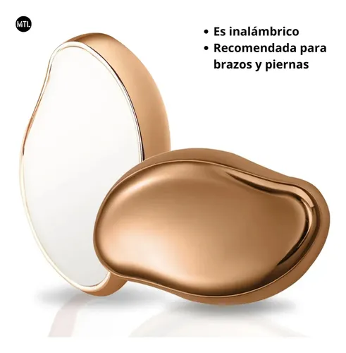 Depiladora Cristal Mtl Exfoliante Suave Sin Dolor Uso Seco Lavable Portatil Sensacion Placentera Piel Lisa Cuerpo Completo Rutina Belleza Comodidad Movimiento Libre Resultados Visibles