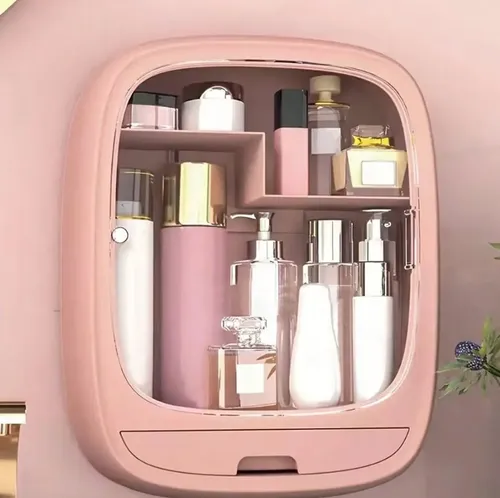 Estante Organizador Cosméticos Maquillaje Flotante De Pared