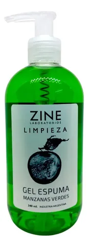 Gel Limpieza Facial Espuma De Manzanas Verdes 340ml Zine Momento De Aplicación Día/noche Tipo De Piel Todo Tipo De Piel