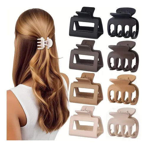 Pinzas Pequeñas Para El Cabello De 8 Piezas, 2 Estilos De Pi 8 Pcs-set